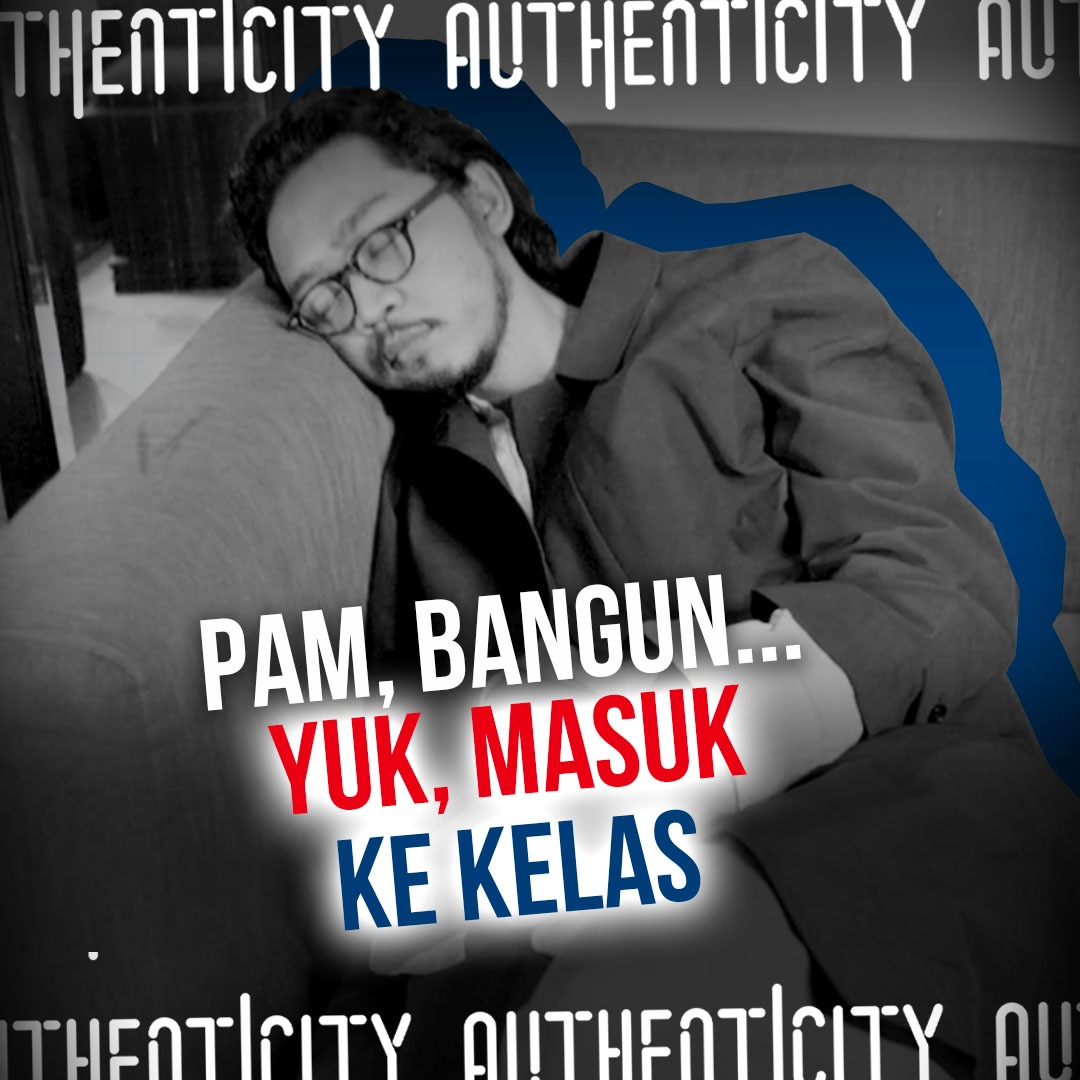 pam bangun yuk masuk ke kelas