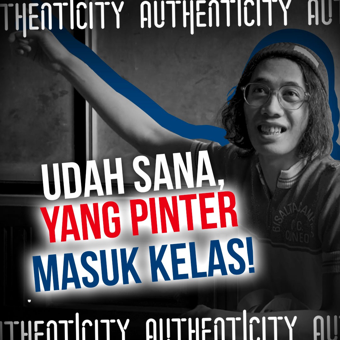 udah sana yang pinter masuk kelas