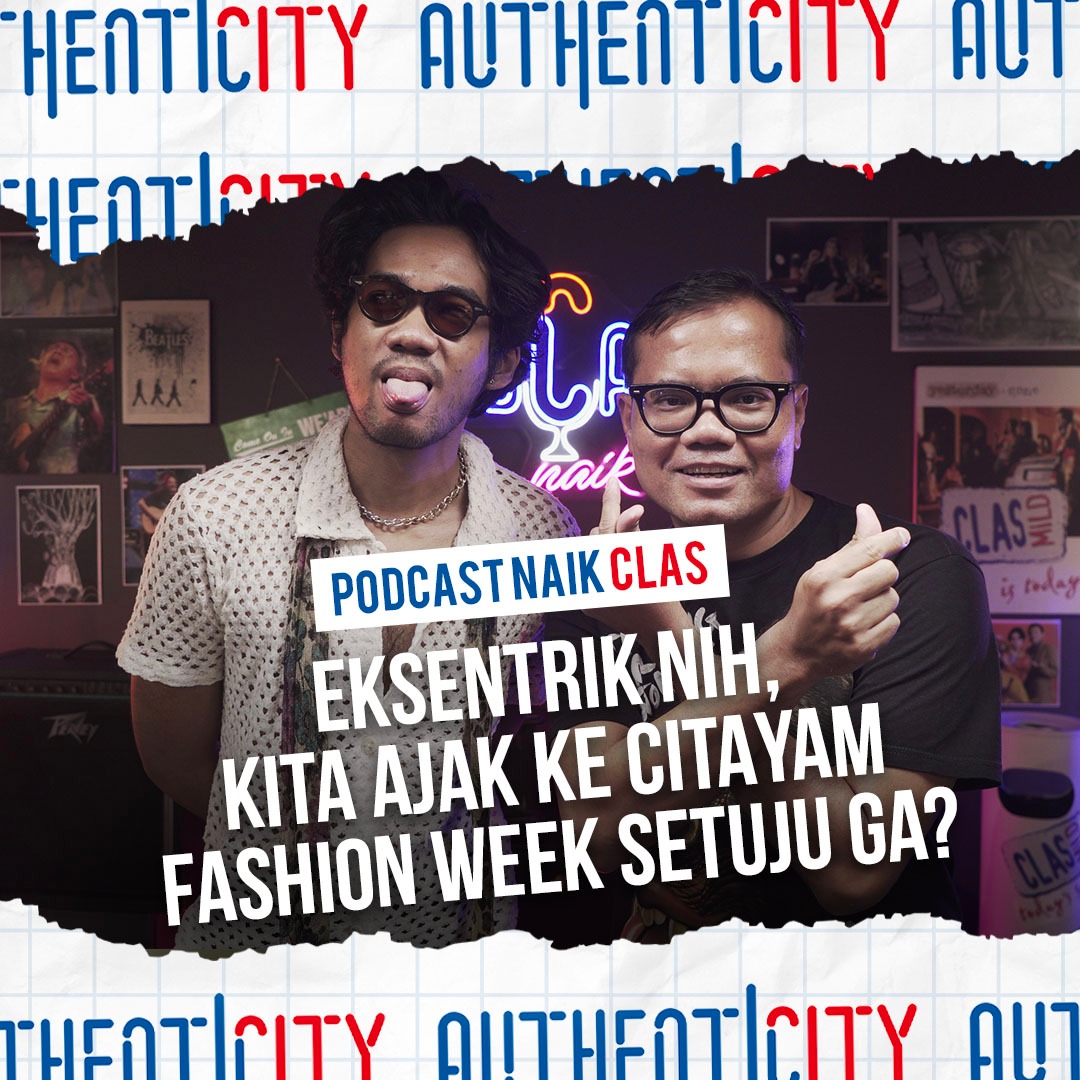eksentrik nih kita ajak ke citayem fashion week setuju ga