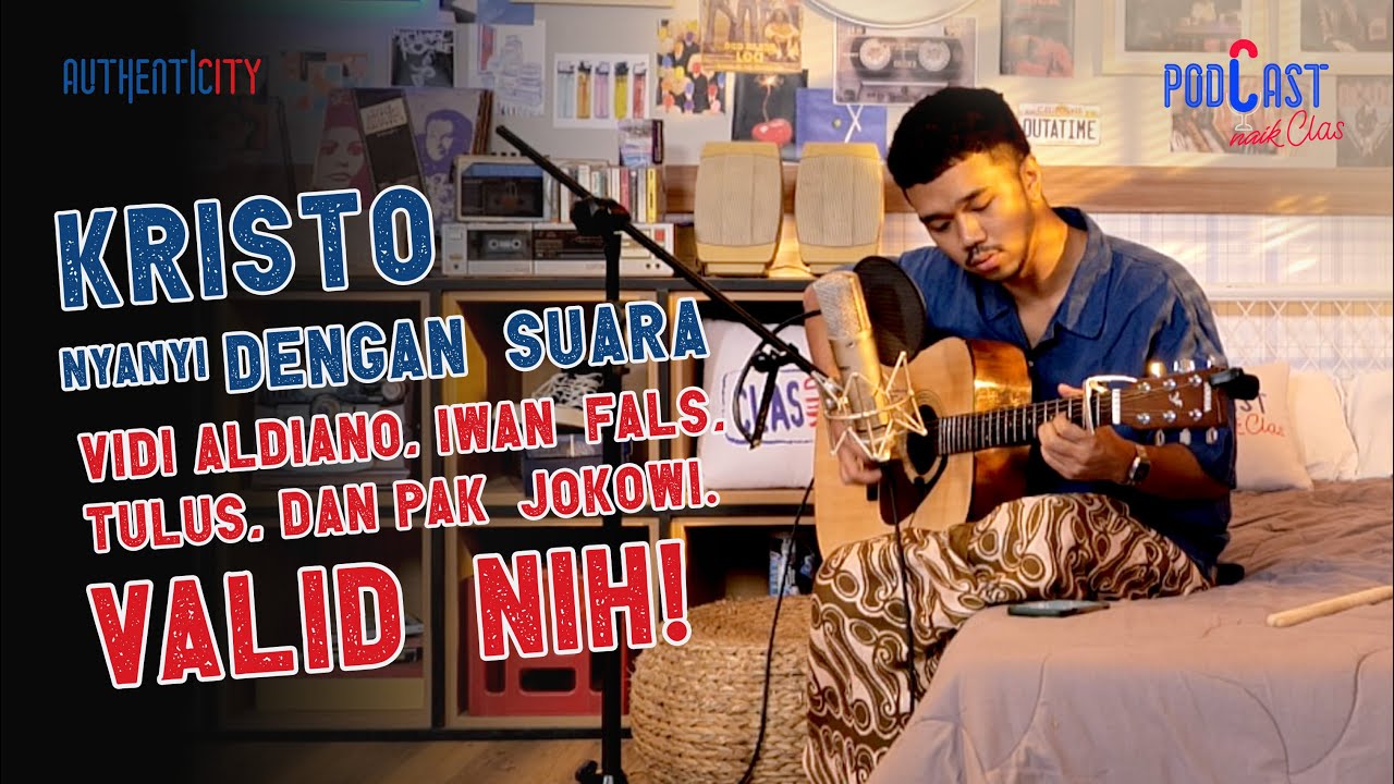 MENDENGAR KRISTO BERNYANYI MENIRUKAN MUSISI INDONESIA