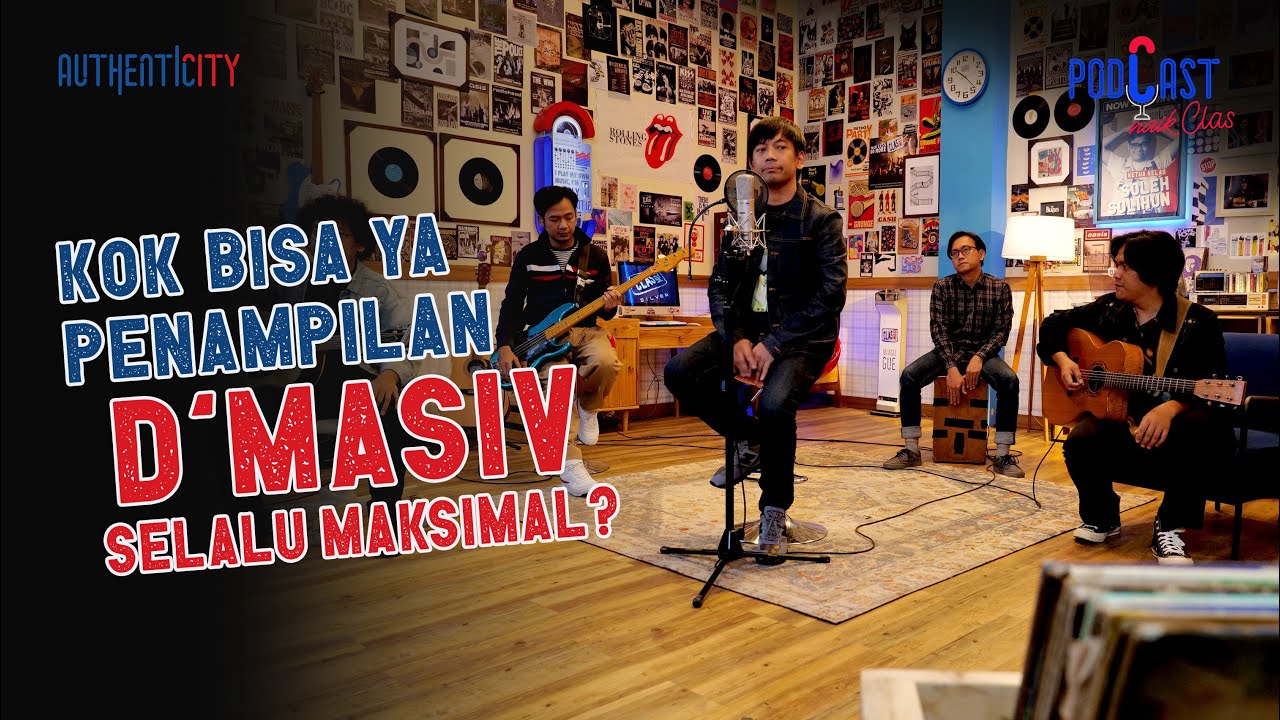 D'MASIV TAMPIL FULL TEAM DI KAMAR KANG SOLEH - PDOCAST NAIK CLAS