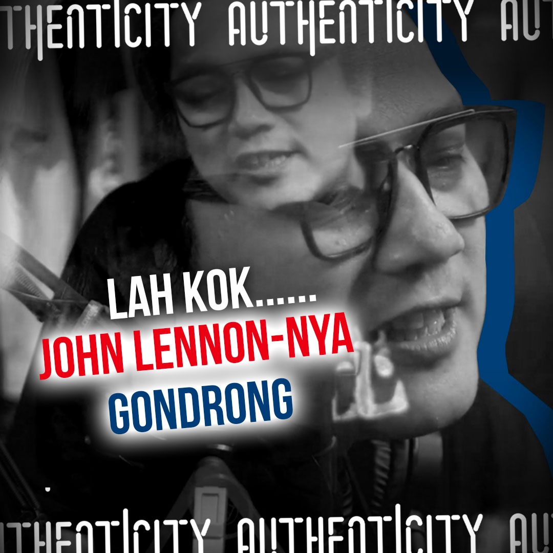 lah kok john lennon nya gondrong